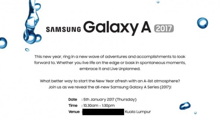 Названа дата анонса смартфонов Samsung Galaxy A образца 2017 года