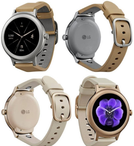 Опубликованы изображения умных часов LG Watch Style в цветах Silver и Rose Gold
