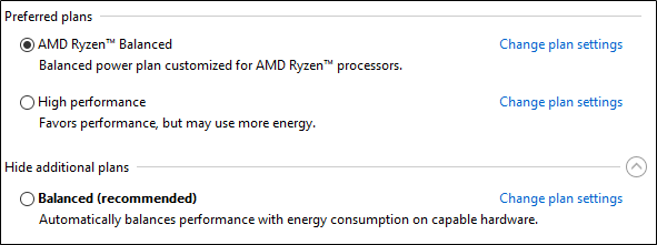 Новый профиль энергопотребления AMD Ryzen Balanced решает проблемы с производительностью CPU Ryzen