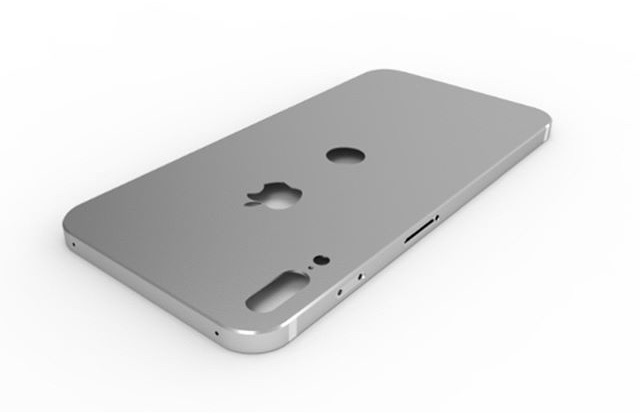 Дизайнер создал трехмерную модель корпуса iPhone 8 на базе утекшего в Сеть чертежа