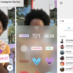 В соцсети Instagram появились голосования