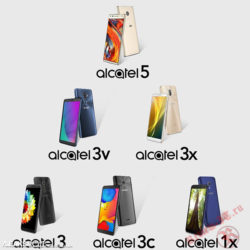 В Интернете появилось изображение с 6 новыми смартфонами от Alcatel