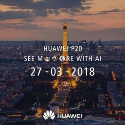 Huawei представит смартфон P20 в Париже