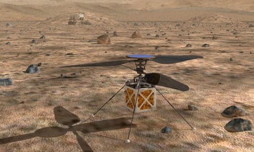 "Марсокоптер" обеспечит виды Красной Планеты с высоты птичьего полета