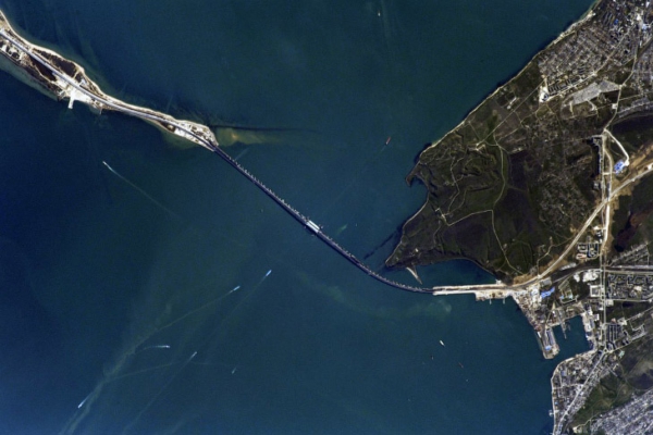 Крымский мост из космоса. И не только