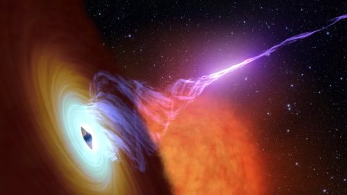 Черные дыры могут являться "лазерами", формирующими лучи из темной материи