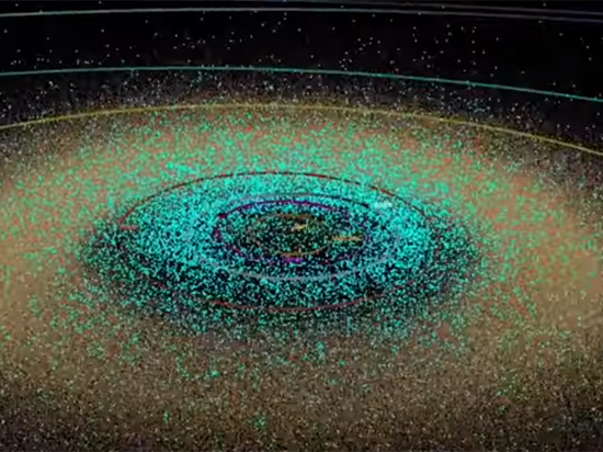 NASA показало все астероиды Солнечной системы: видеоролик завораживает и пугает