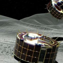 Японский космический зонд Hayabusa-2 опустил два "прыгающих" ровера на поверхность астероида Рюгу