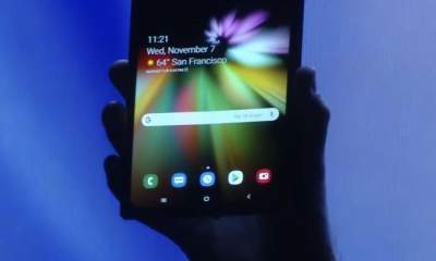 Samsung показала технологию гибких экранов
